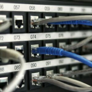 Network patch panel with labeled ports — IT Guy Reno